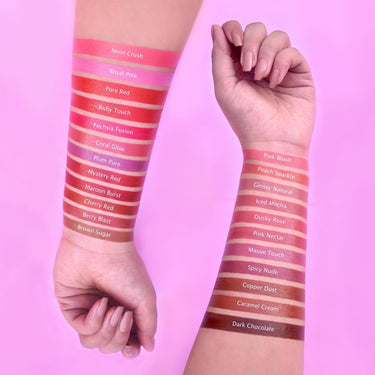 Iba Pure Lips Moisture Rich Lipstick for Women- A10 Plum Pure, 4g | High Glossy, Creamy Finish & Smooth Texture| Hydrated Lips | Enriched with Vitamin E, Coconut Oil & Shea Butter | Intense Colour & Highly Pigmented | Lip Makeup